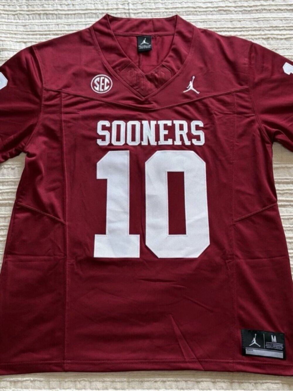 John Mateer Vapor Stitched Red Jersey Crimson